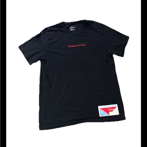 Nike Throwback The Flight Series From Nike Men T-Shirt Black CQ3876-010 Sz Large - Picture 1 of 4